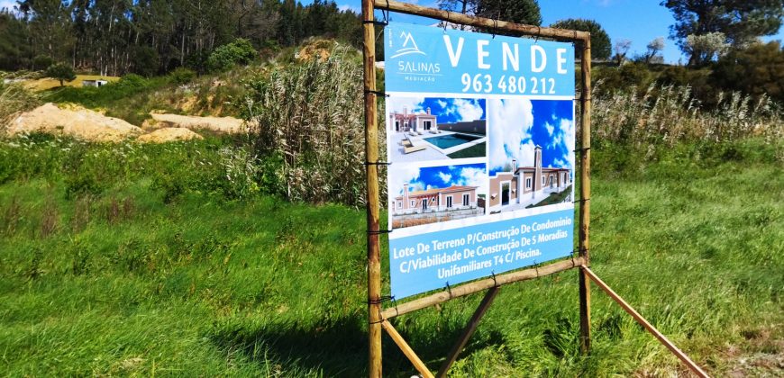 Lote Terreno Com Projecto Para Construção de 5 Moradias Em Condomínio_Marinhas Sal _ Rio Maior.